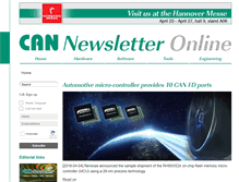 Tablet Screenshot of cannewsletter.org